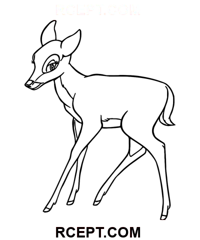 Erwachsene Faline Ausmalbild