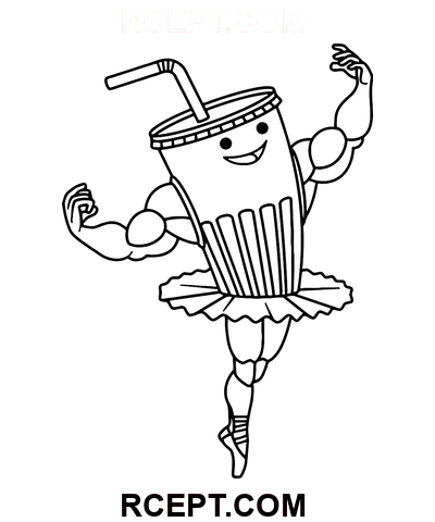 Lustige italienische Hirnfäule Ausmalbild