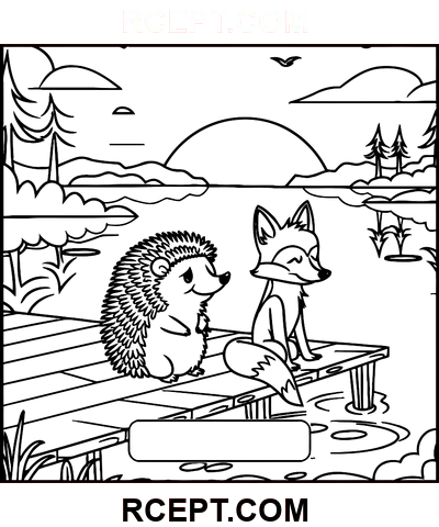 Flauschige Freunde für kreative Meditation Ausmalbild