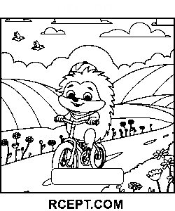 Flauschige Freunde für kreative Köpfe Ausmalbild