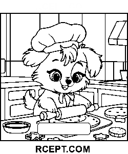 Flauschige Freunde für Familienaktivitäten Ausmalbild