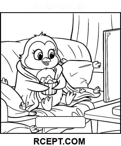 Flauschige Freunde für Urlaubsaktivitäten Ausmalbild