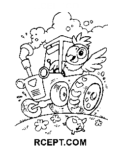 Zeichnung Rückkehr des verlorenen Papageis Ausmalbild