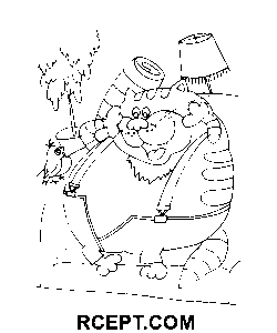 Die Rückkehr des verlorenen Papageis für Erwachsene Ausmalbild