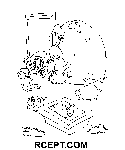 Die Rückkehr des verlorenen Papageis für Mädchen Ausmalbild