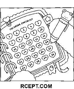 Berrie für kreative Ruhe Ausmalbild
