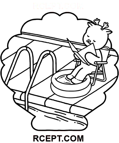 Browmies Sonnige Tage für kreative Abenteuer Ausmalbild