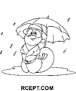 Niedliche Raupenkunst Ausmalbild