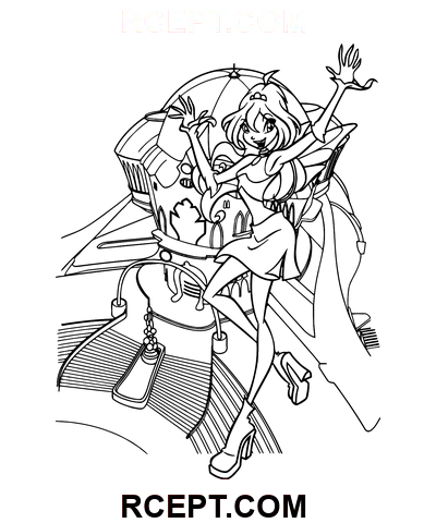 Happy Bloom coloring page
