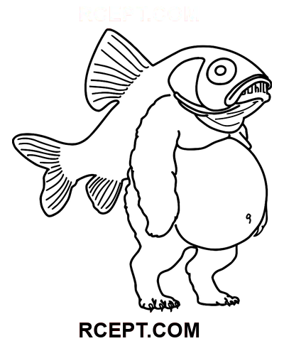 Italian Brainrot Trippi Troppi Troppa Trippa coloring page