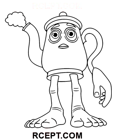 Italian Brainrot For Kids coloring page