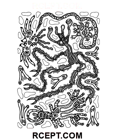 Psykedelisk for avslapning fargelegge