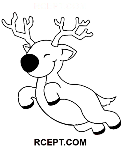 Hjorte fluer farvelægning side