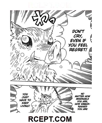 Dæmondræber Inosuke farvelægning side