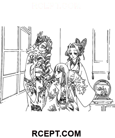 Demon Slayer Kimetsu No Yaiba farvelægning side