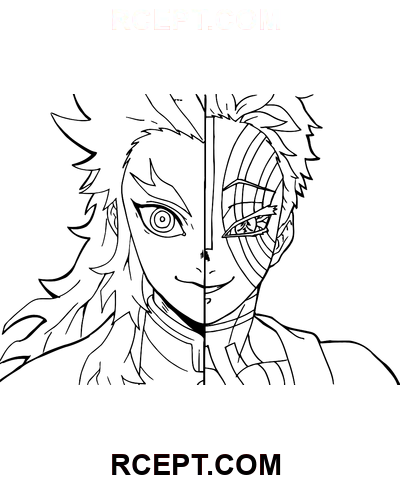 Kyojuro Rengoku Akaza farvelægning side