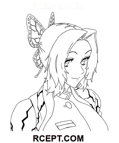 Smuk Shinobu farvelægning side