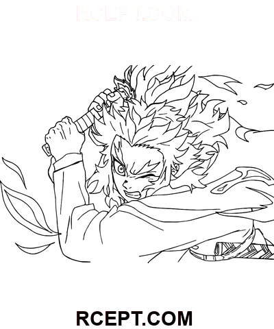 Aniyuki dæmondræber farvelægning side
