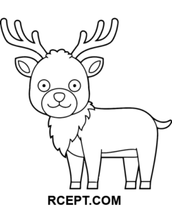 Lette rensdyr farvelægning side