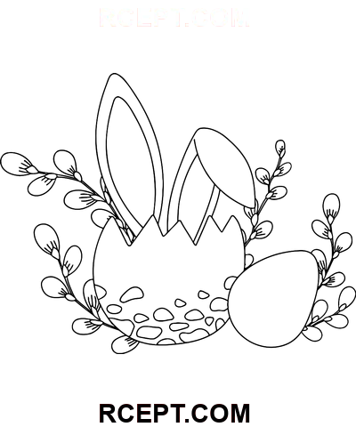 Smuk påske farvelægning side
