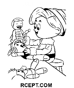 Charmerende Rudolph rensdyr farvelægning side