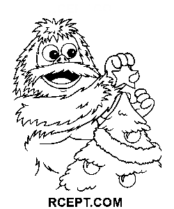 Julefigur farvelægning side