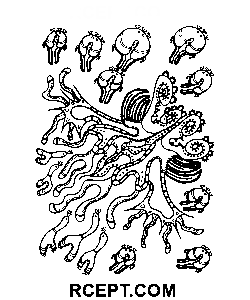 Psykedelisk ornament håndtegning farvelægning side