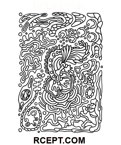 psykedelisk Vector farvelægning side
