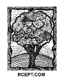 Træ psykedelisk farvelægning side