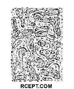 Psychedelisch patroon kleurplaat