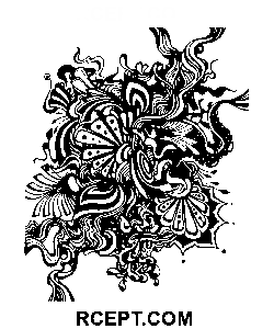 Psychedelische Vector kleurplaat