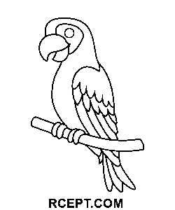 Papuga Emoji kolorowanka