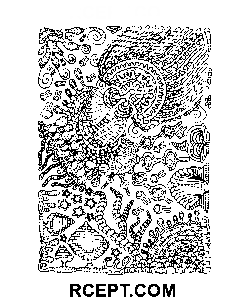 Psychodeliczne Clipart kolorowanka