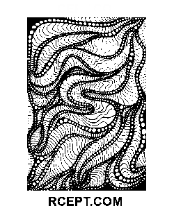 Psychodeliczne Clipart kolorowanka