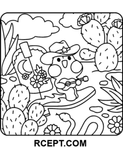 Žabí dny pro milovníky umění omalovánka