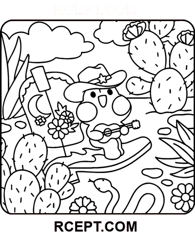 Žabí dny pro milovníky umění omalovánka