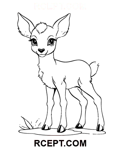 Rozkošný kolouch omalovánka