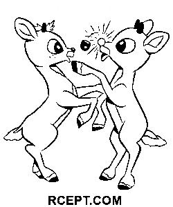 Vynikající rudolfínský sob omalovánka