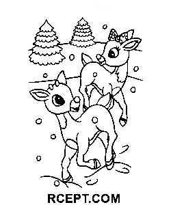 Nádherný rudolfovský sob omalovánka