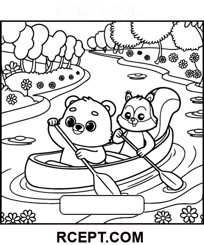 Nadýchaní přátelé nejlepší omalovánka