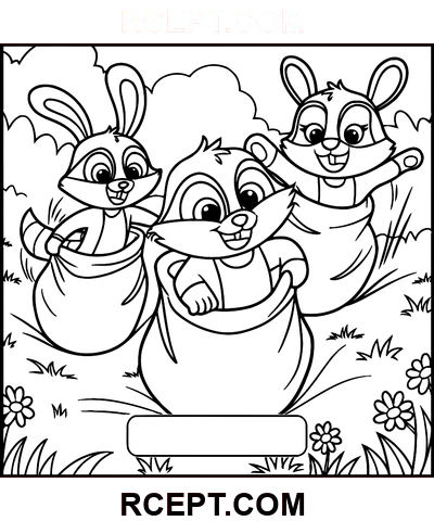 Nadýchaní přátelé pro kreativní klid omalovánka