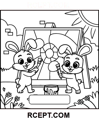 Nadýchaní přátelé pro děti Kreativita omalovánka