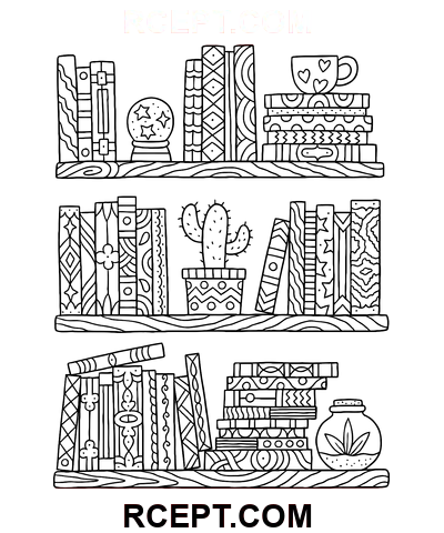 Knihy pro uměleckou zábavu omalovánka
