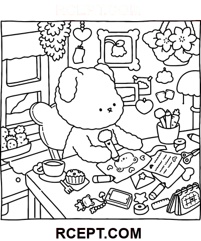 Berrie pro vnitřní zábavu omalovánka