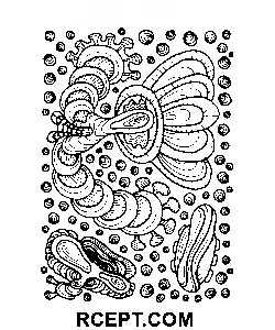 Psychédélique Pour Le Calme Intérieur coloriage