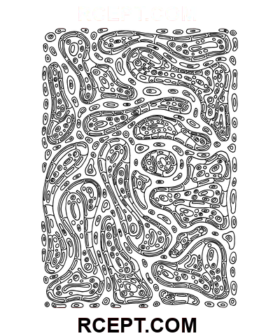 Motif psychédélique coloriage
