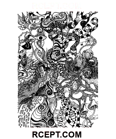 Desen psihedelic pdf pagina de colorat