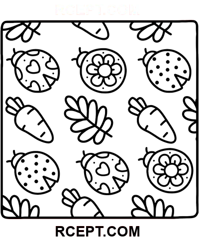 Rahat Desenler Sonbahar boyama sayfası