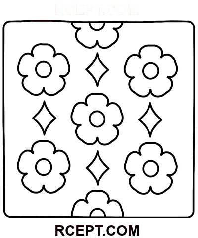 Basit Rahat Desenler boyama sayfası