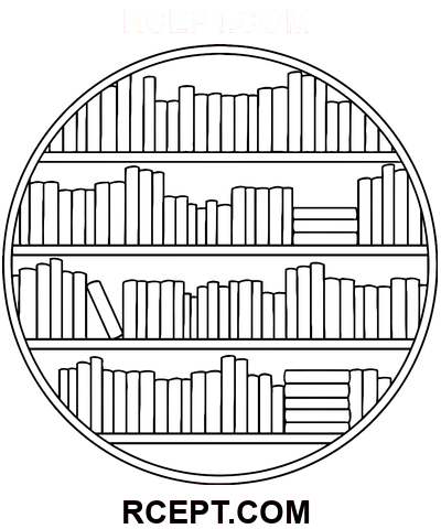 Yaratıcı İlham İçin Kitaplar boyama sayfası
